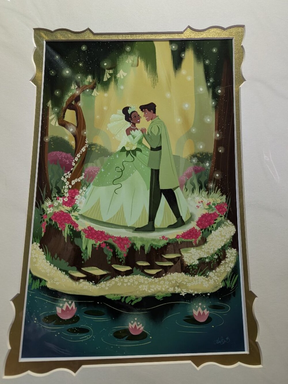 Ann Shen Disney Print - Happily Ever After in the Bayou - Tiana